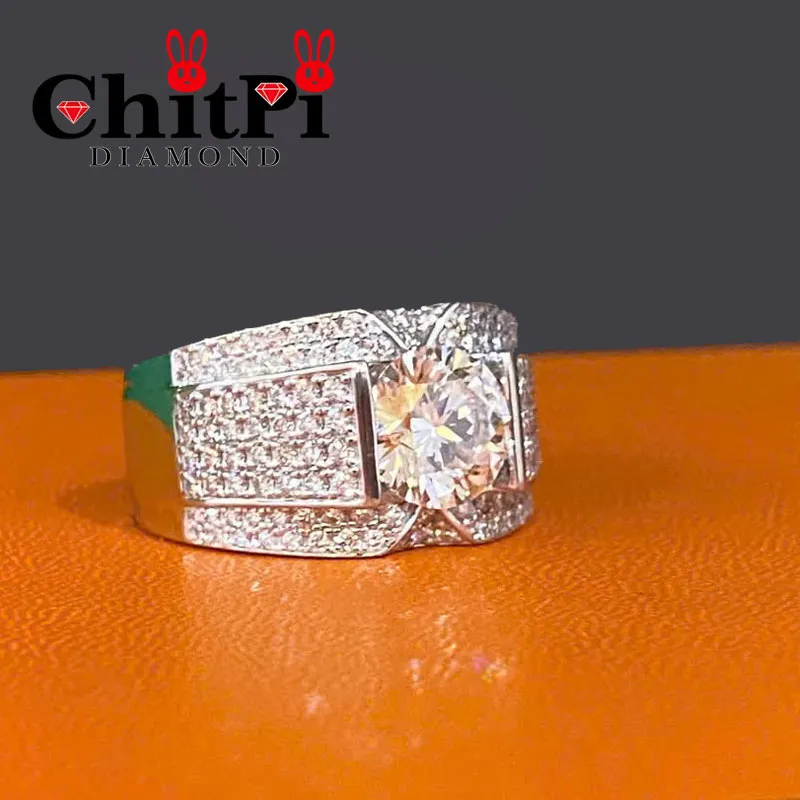 Nhẫn kim cương Nam thiết kế sang trọng