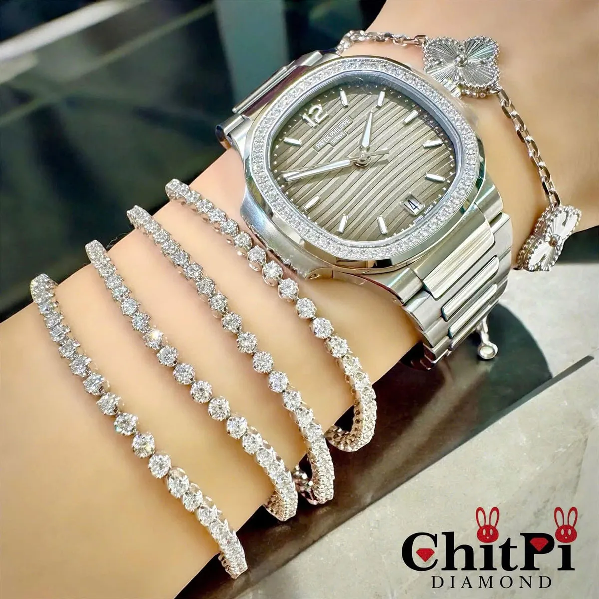 Bộ trang sức kim cương ChitPi Diamond